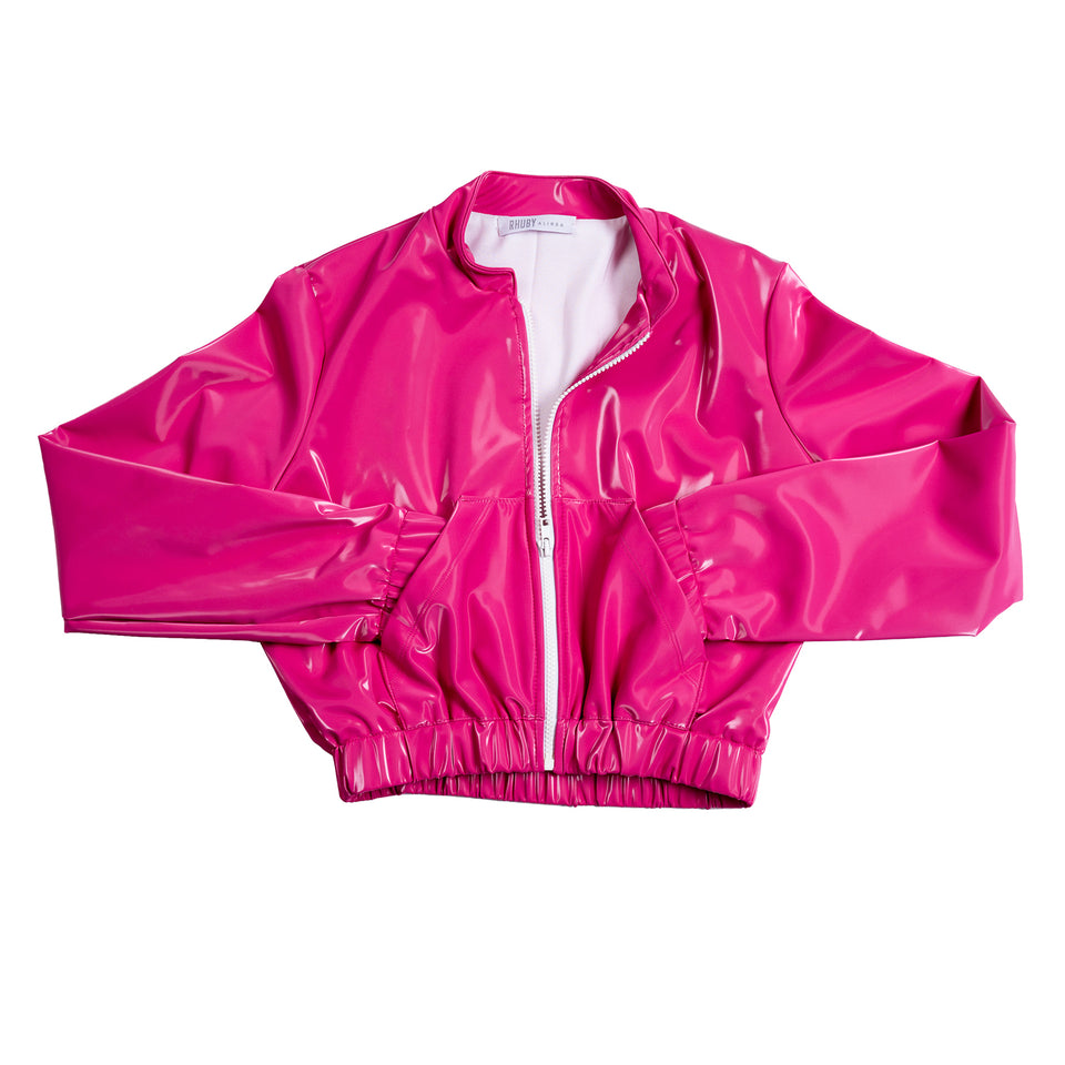 Bubblegum Bomber Jacket